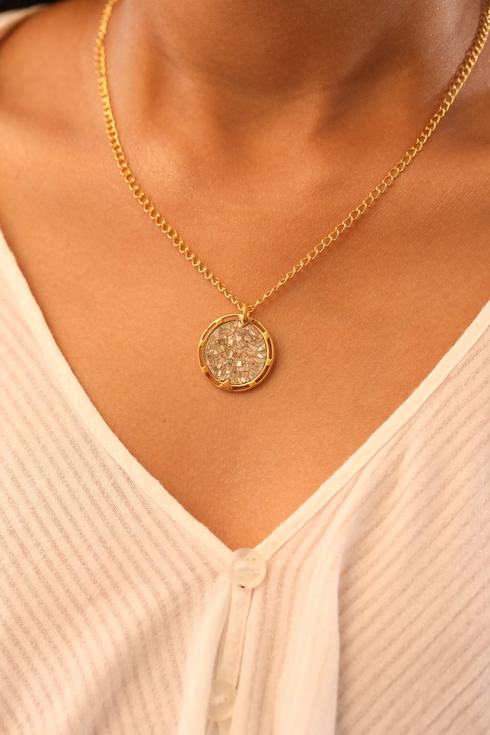 Poorna Chandra : Full Moon Pendant