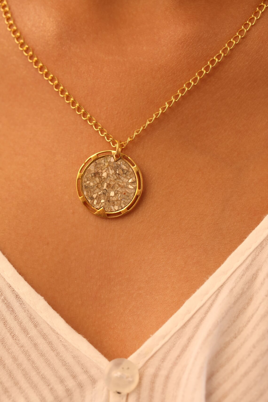 Poorna Chandra : Full Moon Pendant