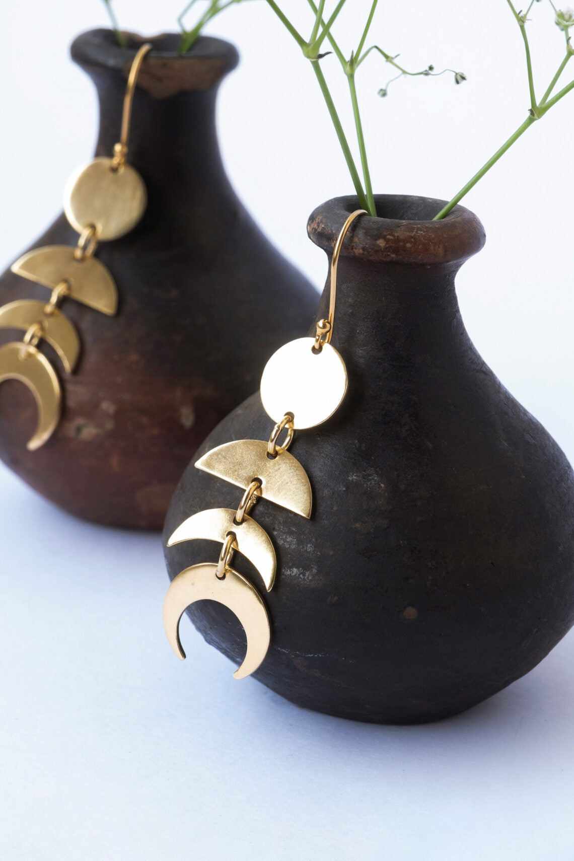 Mehtaab : Moon Phase Earrings