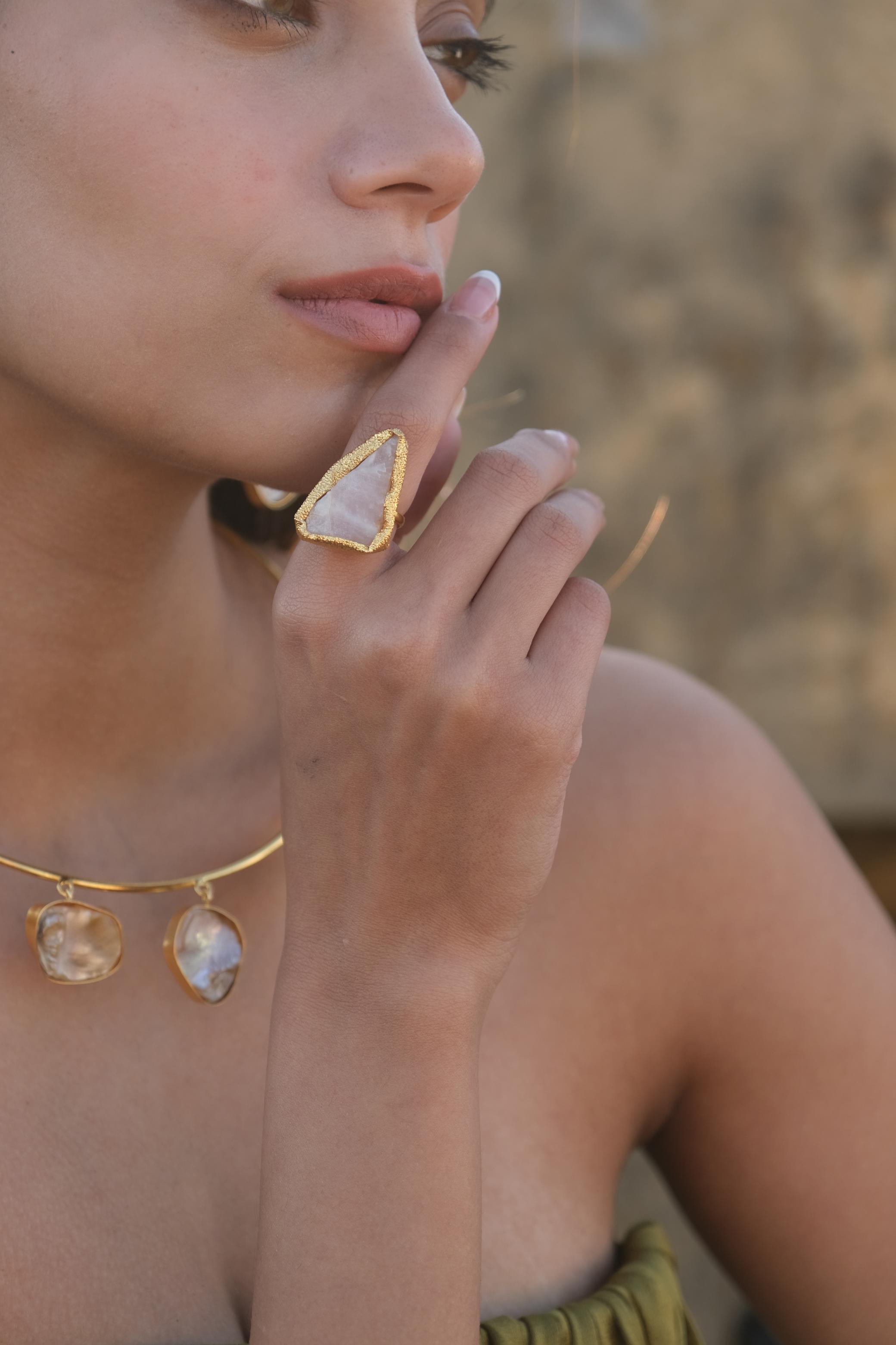 Avarta Rose Quartz Ring